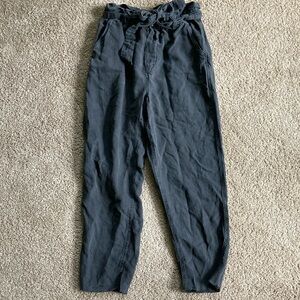 Aerie Paper Bag Tie Waist Pants